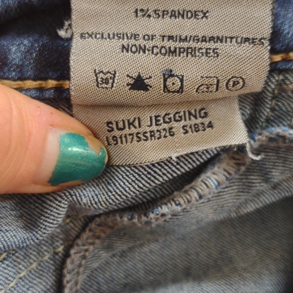 Silver Suki Jeggings Size 30 - Picture 6 of 10